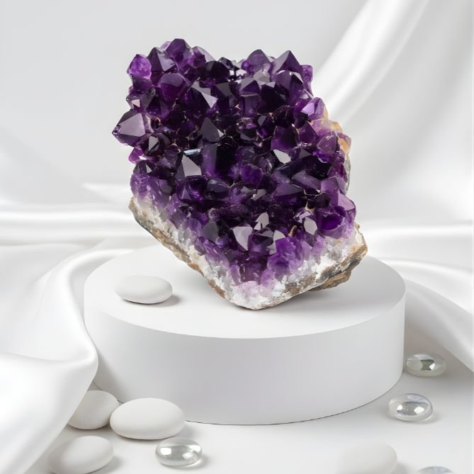 Amethyst Crystal Cluster